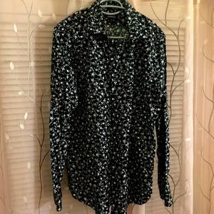 Men’s flower dress shirt